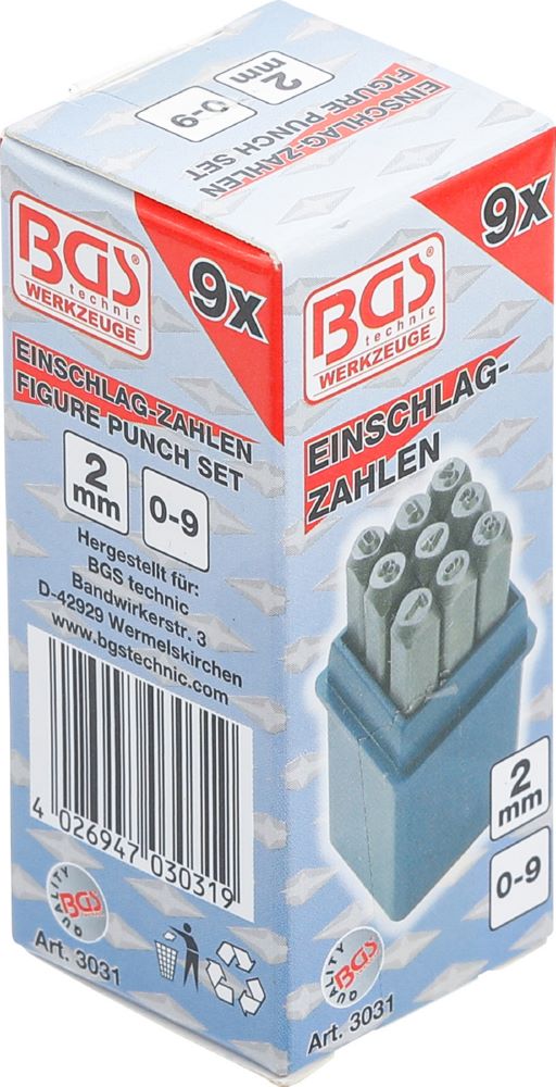 Produktbild BGS Einschlagzahlen 2 mm bild 5