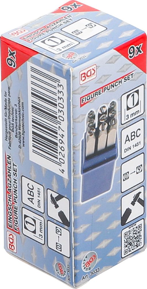 Produktbild BGS Einschlagzahlen 3 mm bild 5