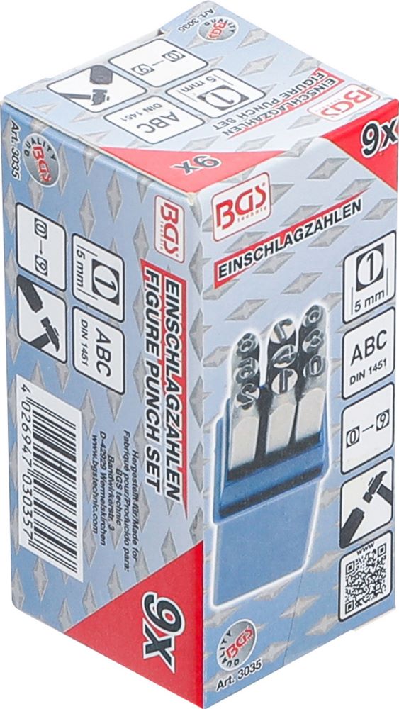Produktbild BGS Einschlagzahlen 5 mm bild 5