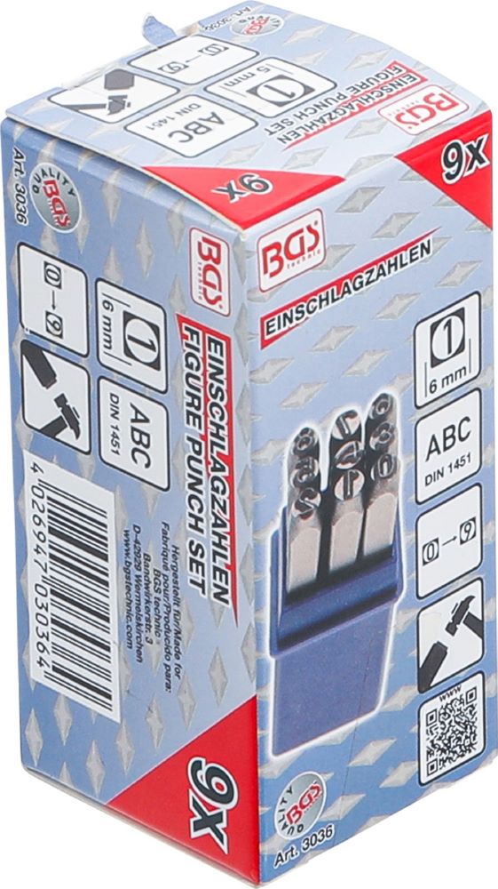 Produktbild BGS Einschlagzahlen 6 mm bild 5