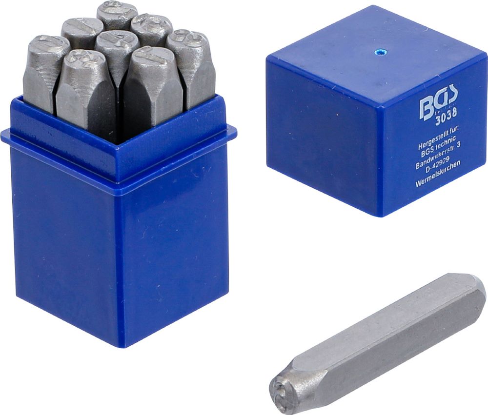 Produktbild BGS Einschlagzahlen 8 mm