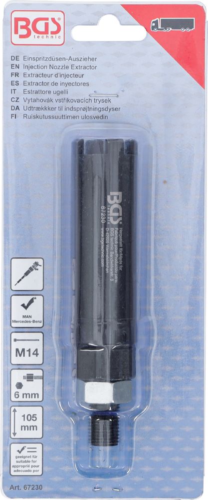 Produktbild BGS Einspritzdüsen Auszieher für MAN, Mercedes-Benz Vierzahn bild 6