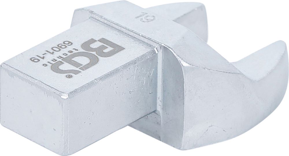 Produktbild BGS Einsteck Maulschlüssel 19 mm Aufnahme 14 x 18 mm bild 2