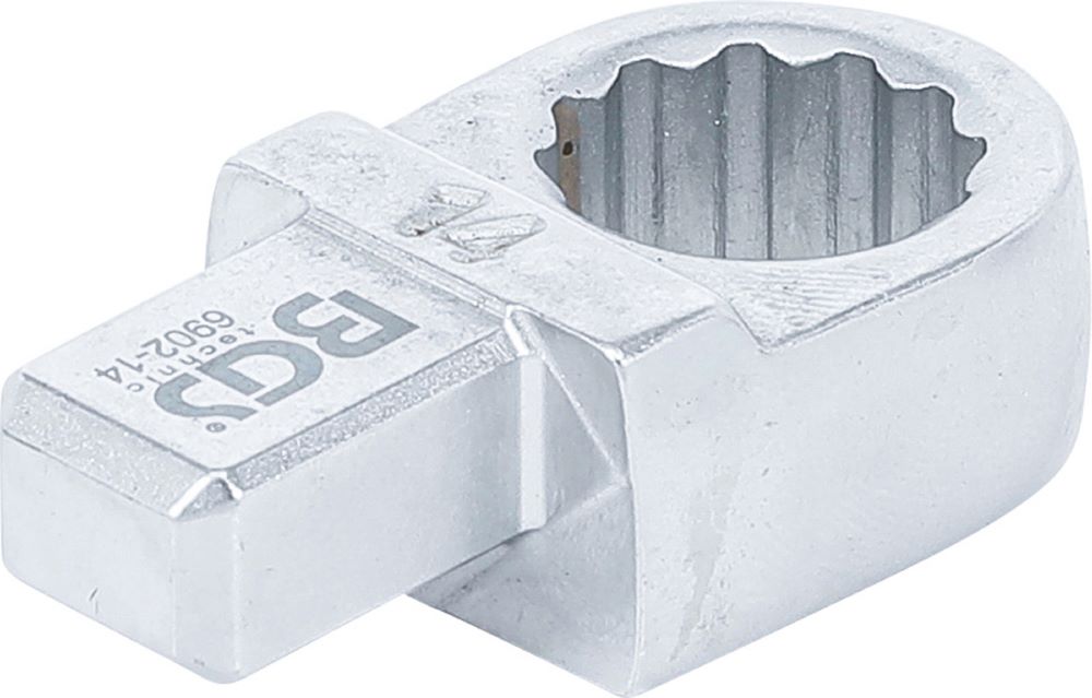 Produktbild BGS Einsteck Ringschlüssel 14 mm Aufnahme 9 x 12 mm bild 2