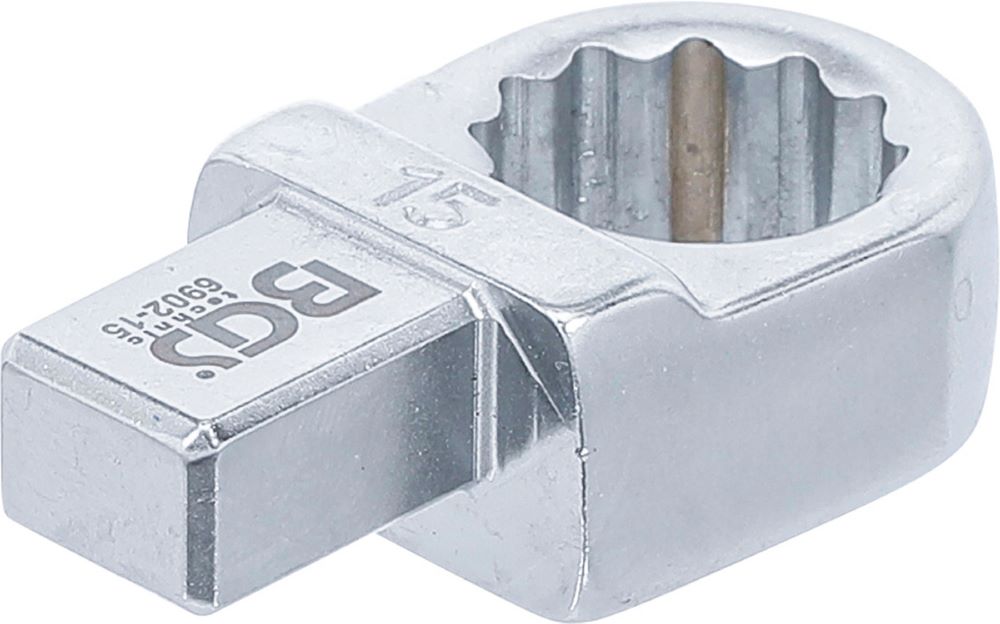 Produktbild BGS Einsteck Ringschlüssel 15 mm Aufnahme 9 x 12 mm bild 2