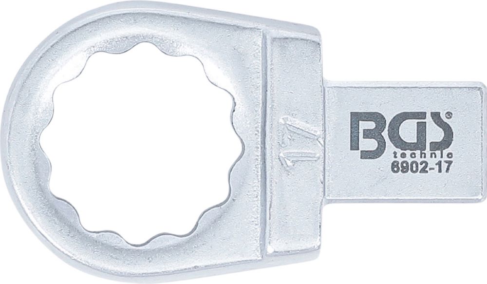 Produktbild BGS Einsteck Ringschlüssel 17 mm Aufnahme 9 x 12 mm bild 3