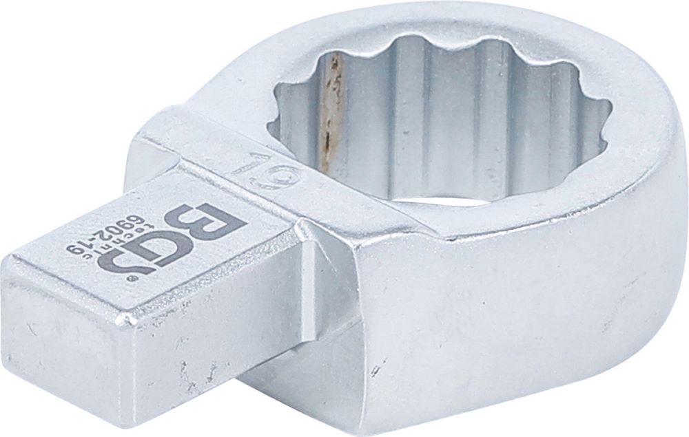 Produktbild BGS Einsteck Ringschlüssel 19 mm Aufnahme 9 x 12 mm bild 2
