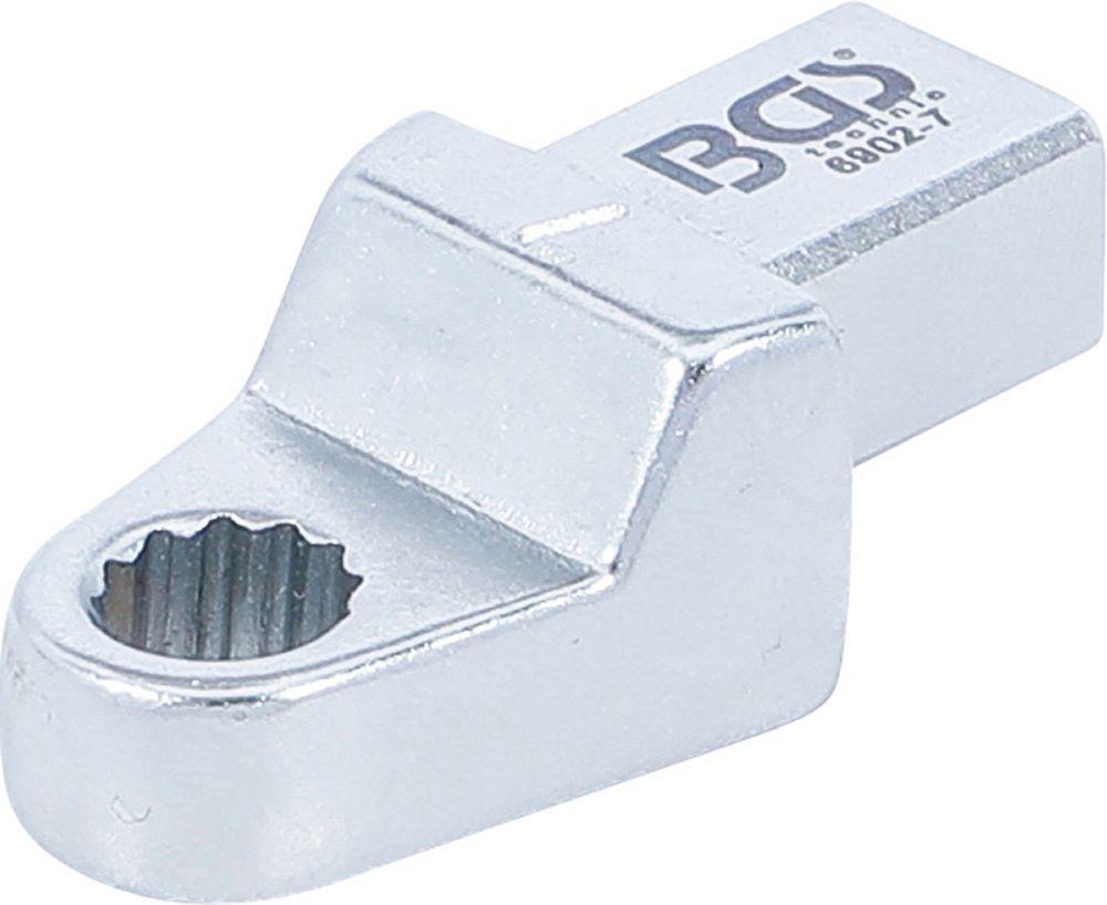 Produktbild BGS Einsteck Ringschlüssel 7 mm Aufnahme 9 x 12 mm