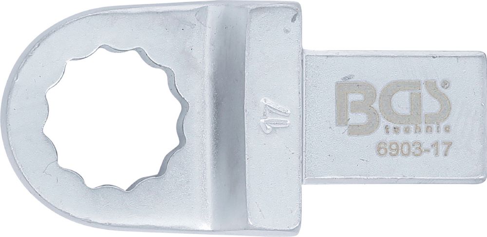 Produktbild BGS Einsteck Ringschlüssel 17 mm Aufnahme 14 x 18 mm bild 3