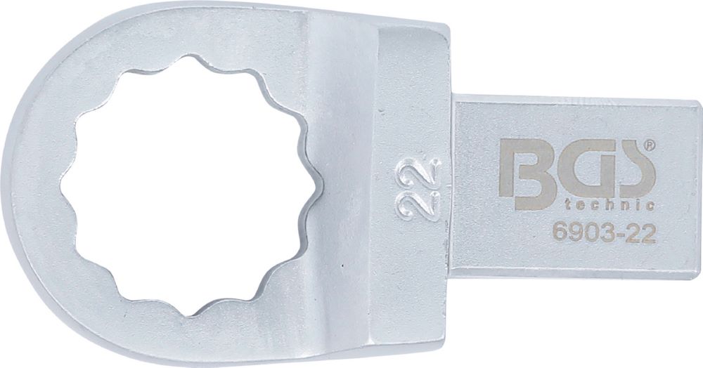 Produktbild BGS Einsteck Ringschlüssel 22 mm Aufnahme 14 x 18 mm bild 3
