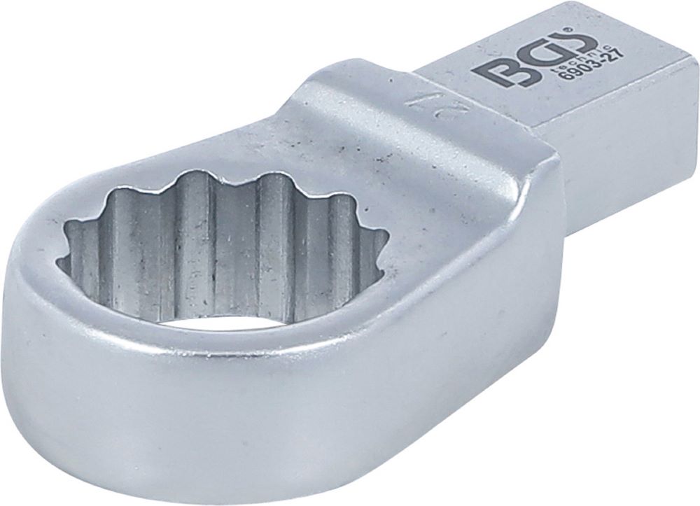 Produktbild BGS Einsteck Ringschlüssel 27 mm Aufnahme 14 x 18 mm