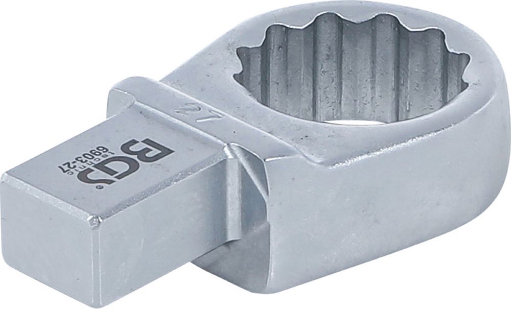 Produktbild BGS Einsteck Ringschlüssel 27 mm Aufnahme 14 x 18 mm bild 2