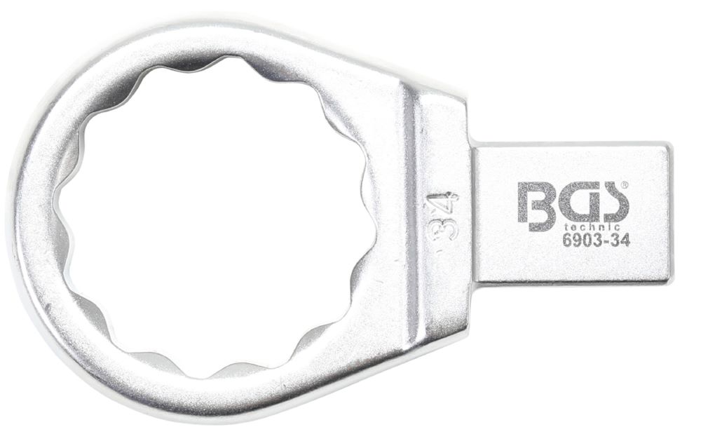 Produktbild BGS Einsteck Ringschlüssel 34 mm Aufnahme 14 x 18 mm