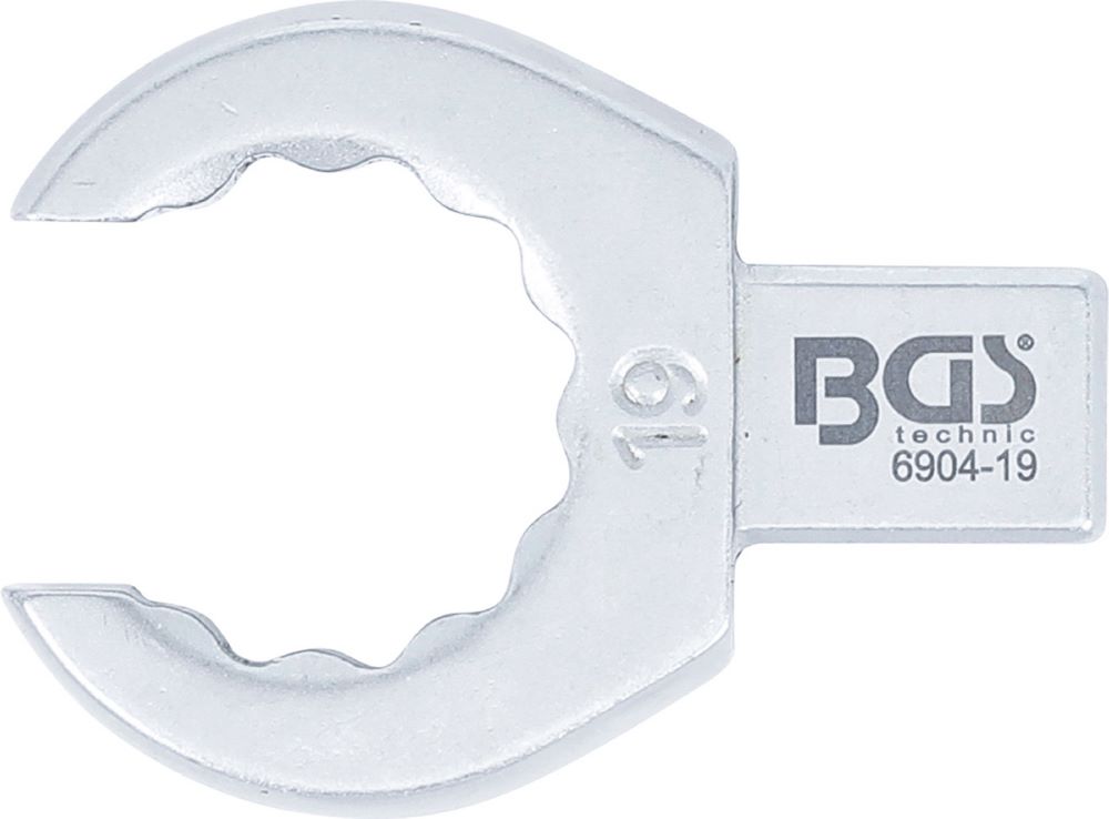 Produktbild BGS Einsteck Ringschlüssel 19 mm Aufnahme 9 x 12 mm bild 3