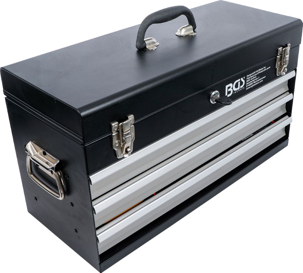 Produktbild Elektriker Metall Werkzeugkoffer 3 Schubladen mit 147 Werkzeugen bild 3