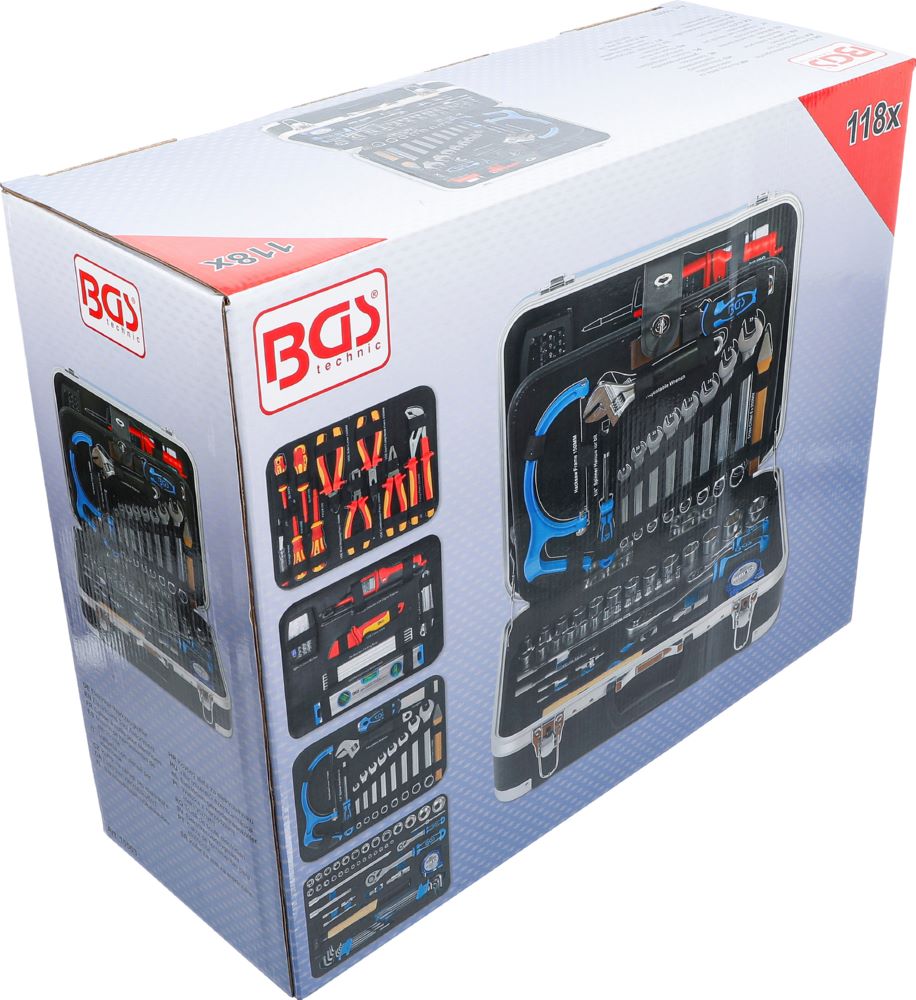 Produktbild Elektriker Werkzeugkoffer 118 teilig bild 10