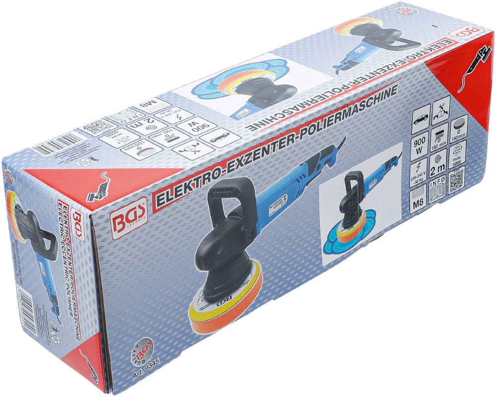 Produktbild BGS Elektro Exzenter Poliermaschine max. 6000 U/min 900 W bild 3