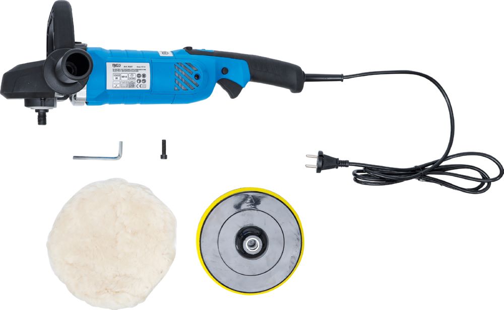 Produktbild BGS Elektro Poliermaschine max. 3000 U/min 1300 W 180 mm bild 2