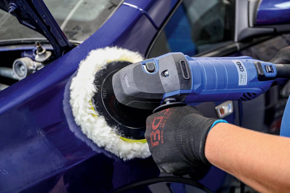 Produktbild BGS Elektro Poliermaschine max. 3000 U/min 1300 W 180 mm bild 3