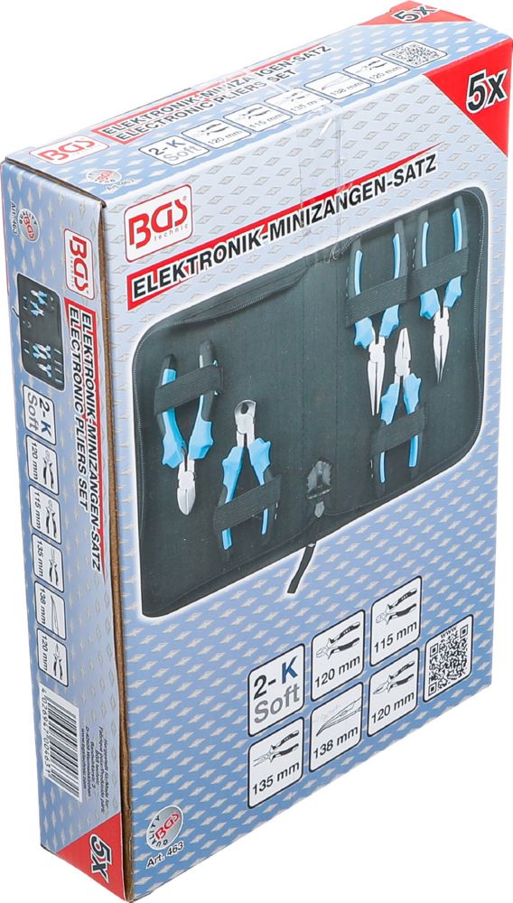 Produktbild BGS Elektronik Minizangen Satz 5 teilig bild 6