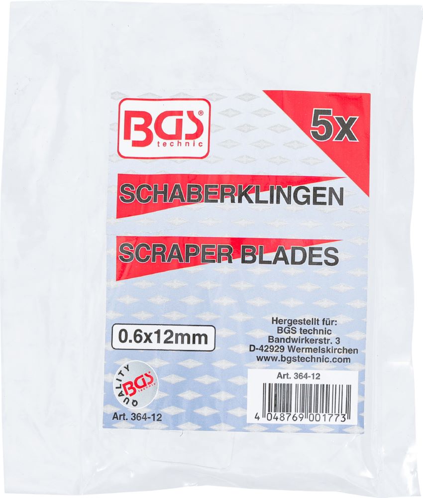 Produktbild BGS Ersatz Schaberklingen 0,6 x 12 mm 5 teilig bild 4