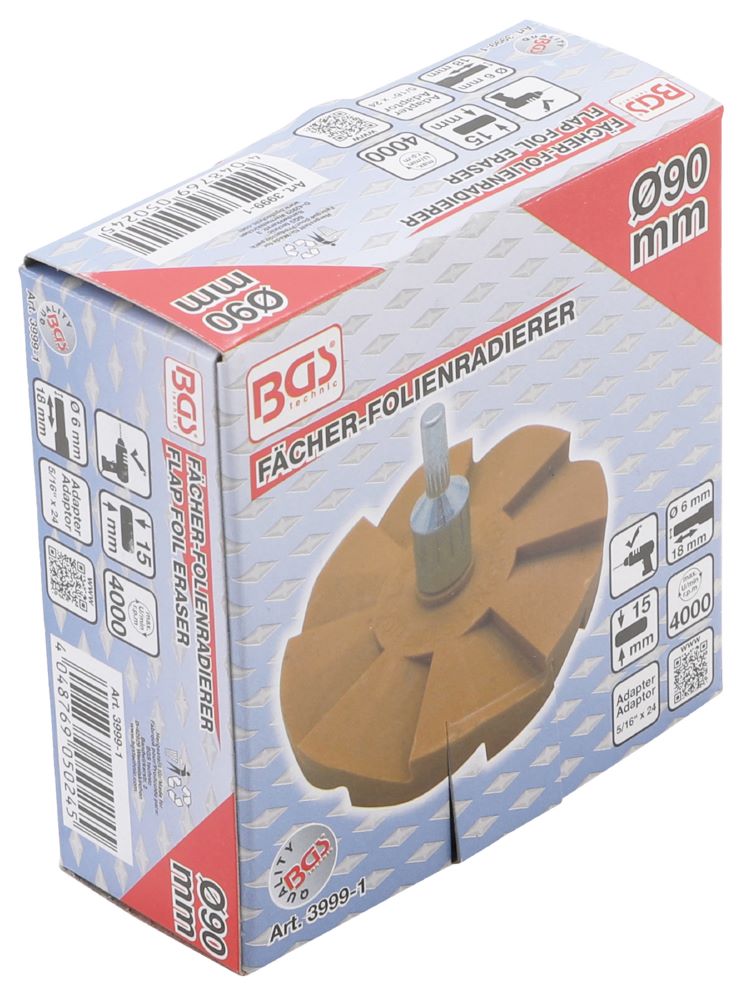 Produktbild BGS Fächer Folienradierer Durchmesser 90 mm bild 2