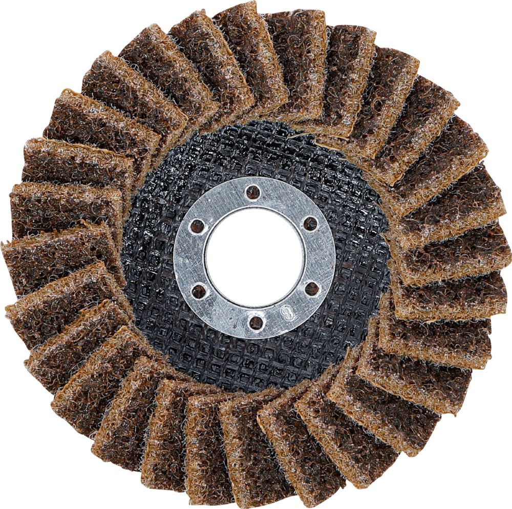 Produktbild BGS Fächer Schleif Scheibe Vlies Durchmesser 115 mm Körnung 80