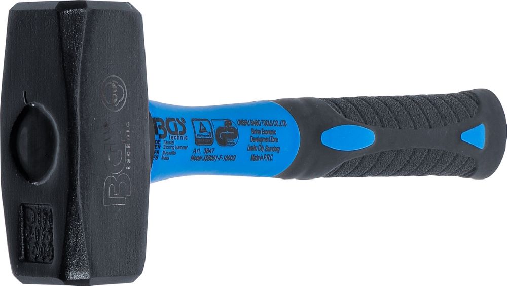 Produktbild BGS Fäustel Fiberglasstiel DIN 6475 1000 g bild 3