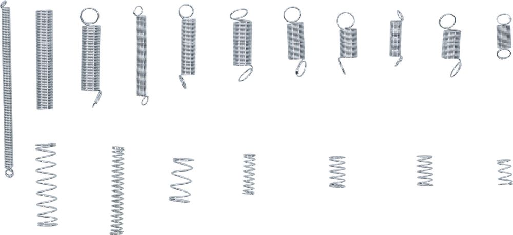 Produktbild Federn Sortiment Zug- und Druckfedern 200 teilig bild 2