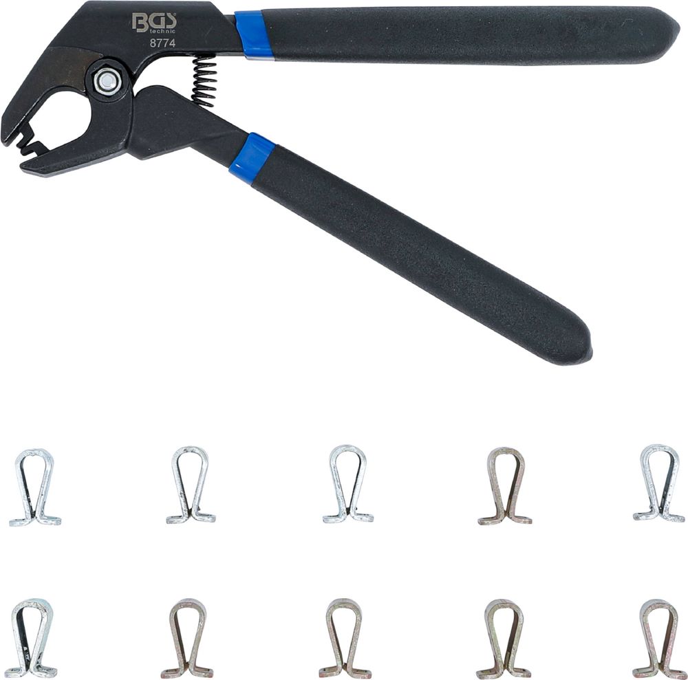 Produktbild BGS Fixierklammern Satz mit Klammernzange 11 teilig bild 8