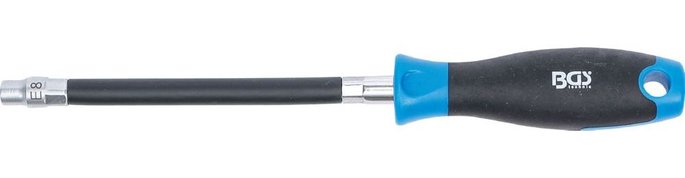 Produktbild Flexibler Schraubendreher mit Rundgriff E-Profil E8 Klingenlänge 150 mm bild 2