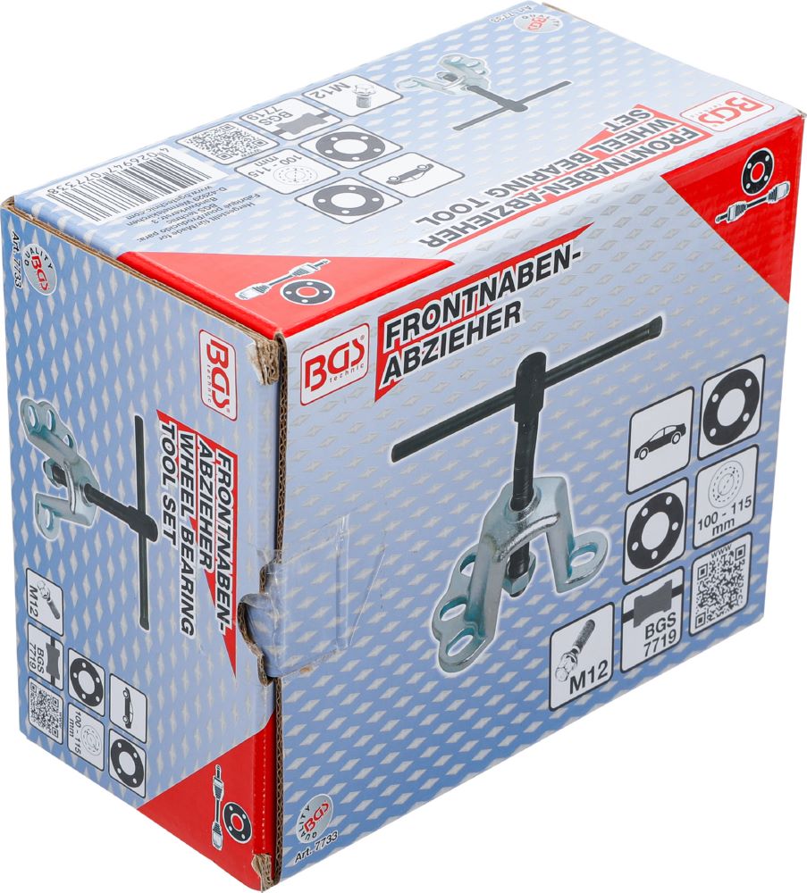 Produktbild BGS Frontnaben Abzieher 4- & 5-Loch Lochkreis 100 - 115 mm bild 4