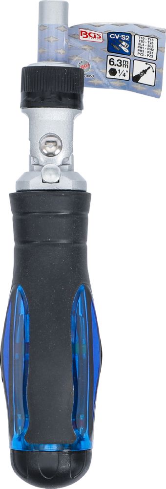 Produktbild BGS Schraubendreher Bit-Satz mit Ratschen-Drehgriff umschaltbar 14 teilig bild 8