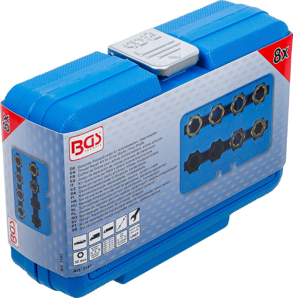 Produktbild BGS Gewinde Reparatursatz für Antriebswellen Gelenkwellen 8 teilig bild 6