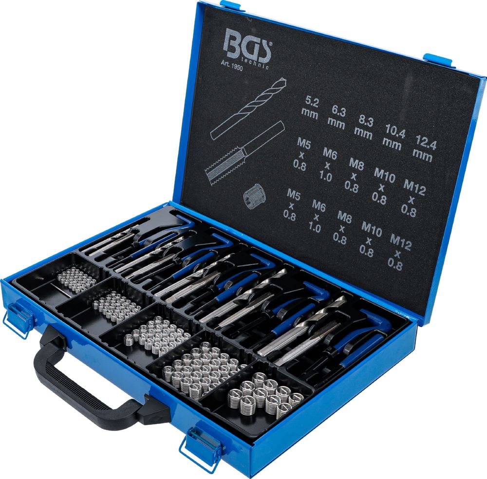 Produktbild Gewinde Reparatursatz M5 - M12 130 teilig bild 3