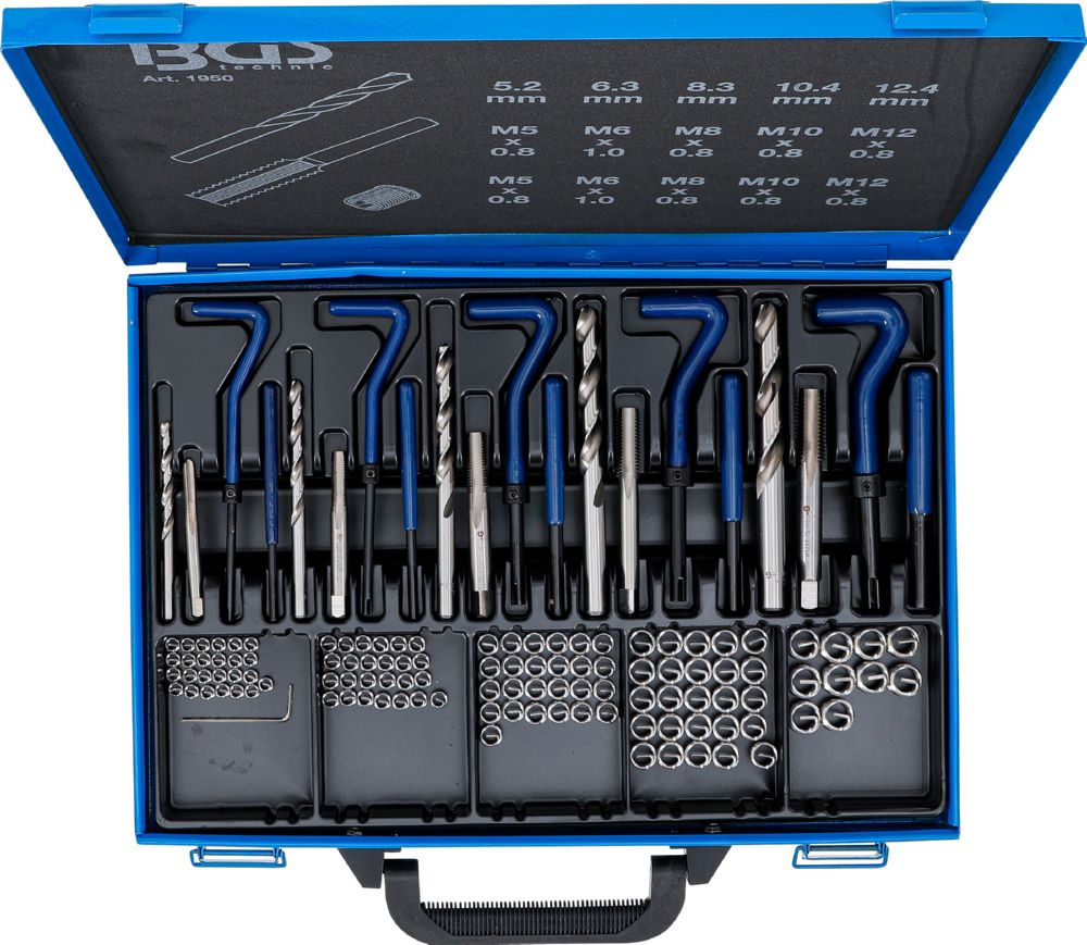 Produktbild Gewinde Reparatursatz M5 - M12 130 teilig bild 4