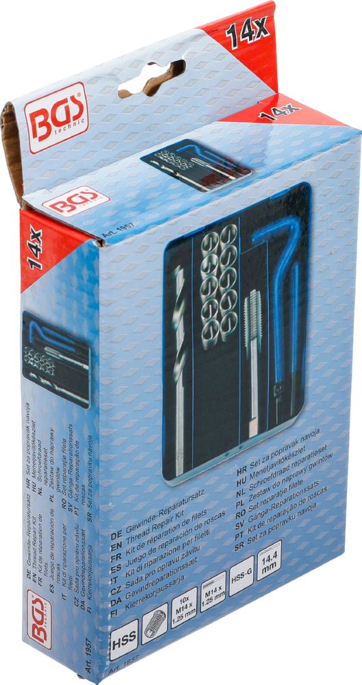 Produktbild Gewinde Reparatursatz M14 x 1,25 14 teilig bild 6