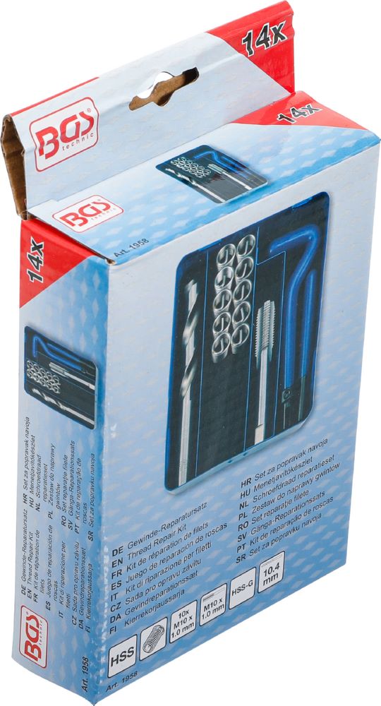 Produktbild Gewinde Reparatursatz M10 x 1,0 14 teilig bild 6