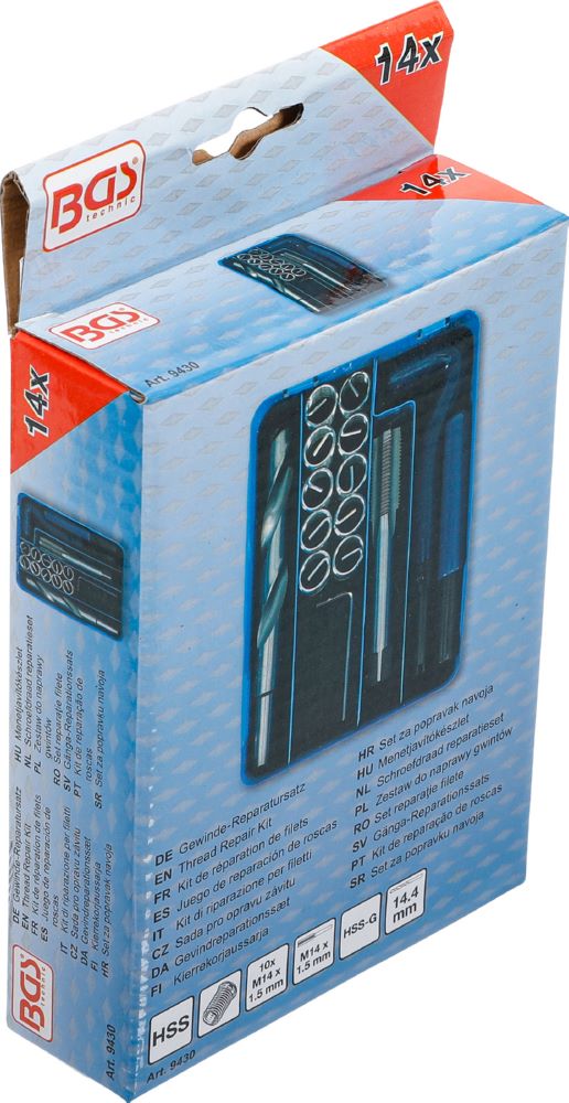 Produktbild Gewinde Reparatursatz M14 x 1.5 14 teilig bild 6