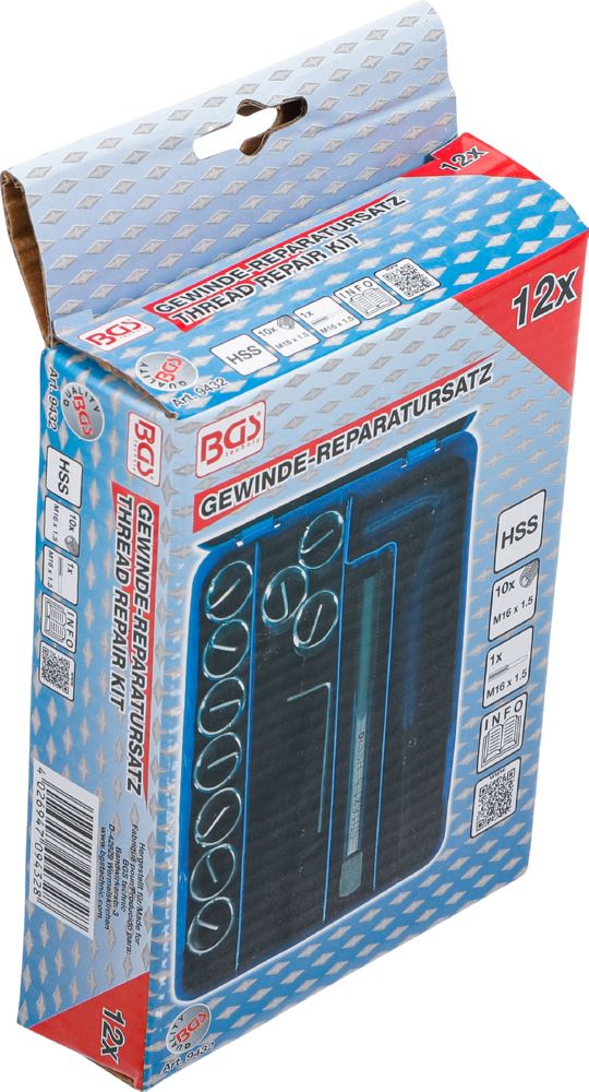 Produktbild Gewinde Reparatursatz M16 x 1.5 12 teilig bild 6