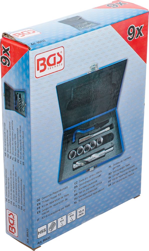 Produktbild Gewinde Reparatursatz M18 x 1,5 9 teilig bild 6