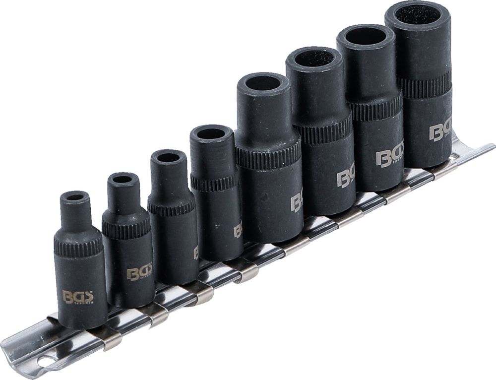 Produktbild Gewindebohrer Aufnahme Satz 6,3 mm 1/4 Zoll 10 mm 3/8 Zoll 8 teilig bild 2