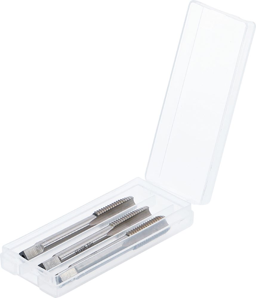 Produktbild Gewindebohrer Satz Vor- Mittel- und Fertigschneider HSS-G M8 x 1,25 3 teilig bild 2