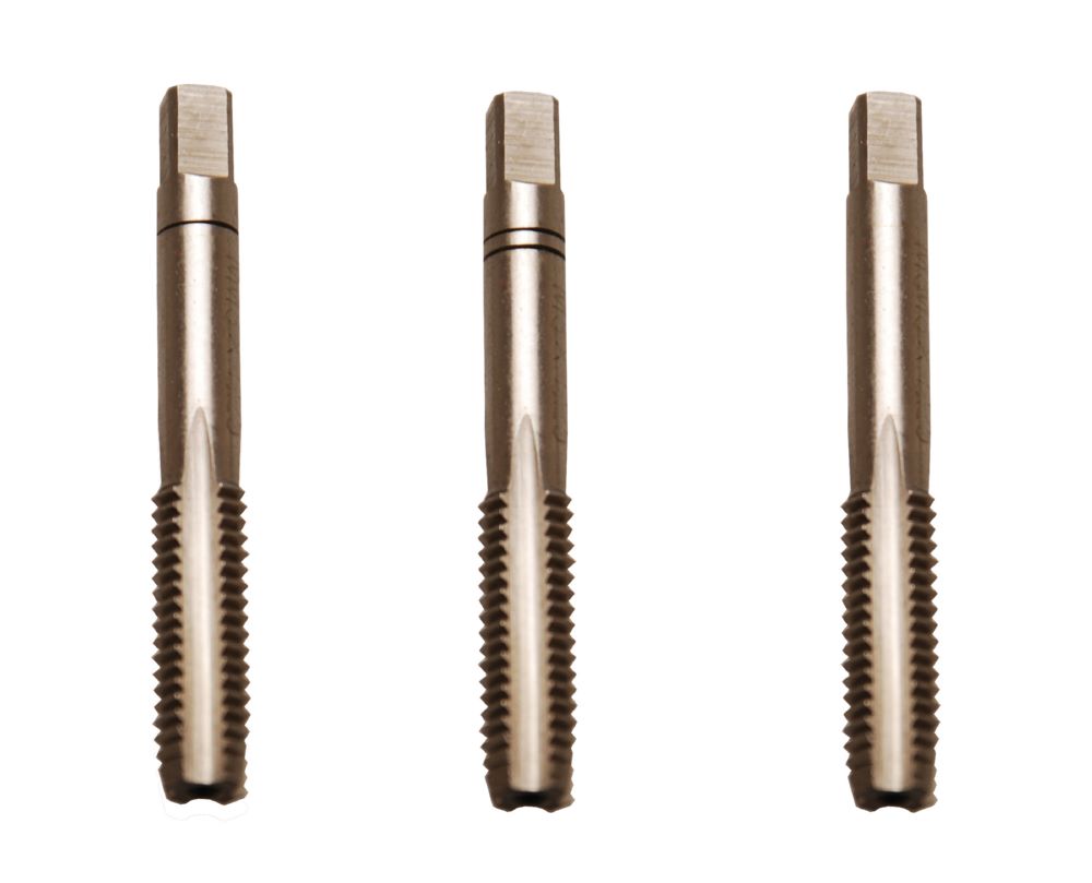 Produktbild BGS Gewindebohrer Satz Vor- Mittel- und Fertigschneider HSS-G M10 x 1,5 3 teilig