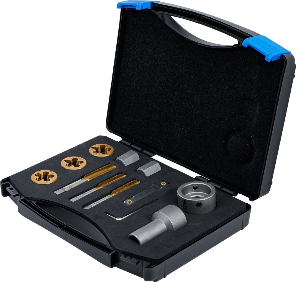 Produktbild Gewindebohrer-/Schneideisen Satz für Radmuttern und Bolzen 12 teilig bild 3