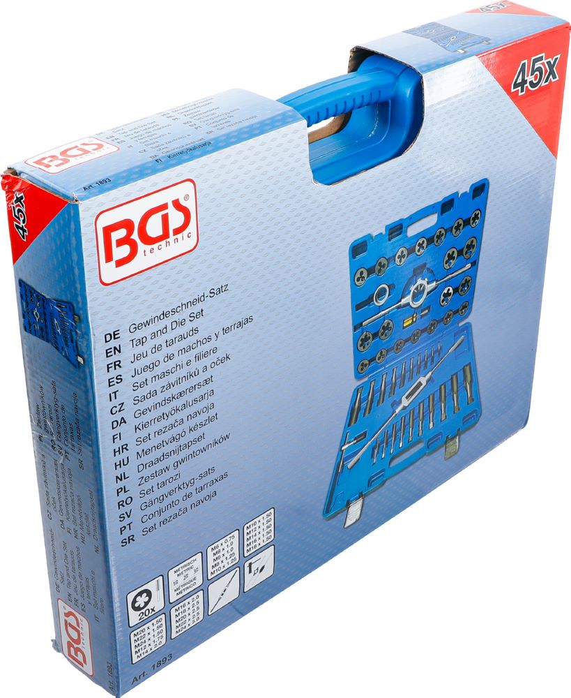 Produktbild BGS Gewindeschneid Satz M6 - M24 45 teilig bild 8