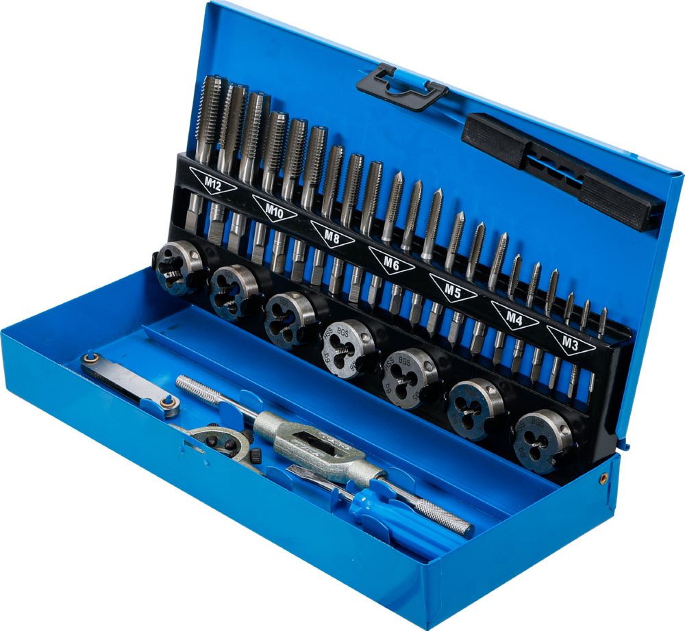 Produktbild BGS Gewindeschneid Satz M3 - M12 32 teilig bild 3