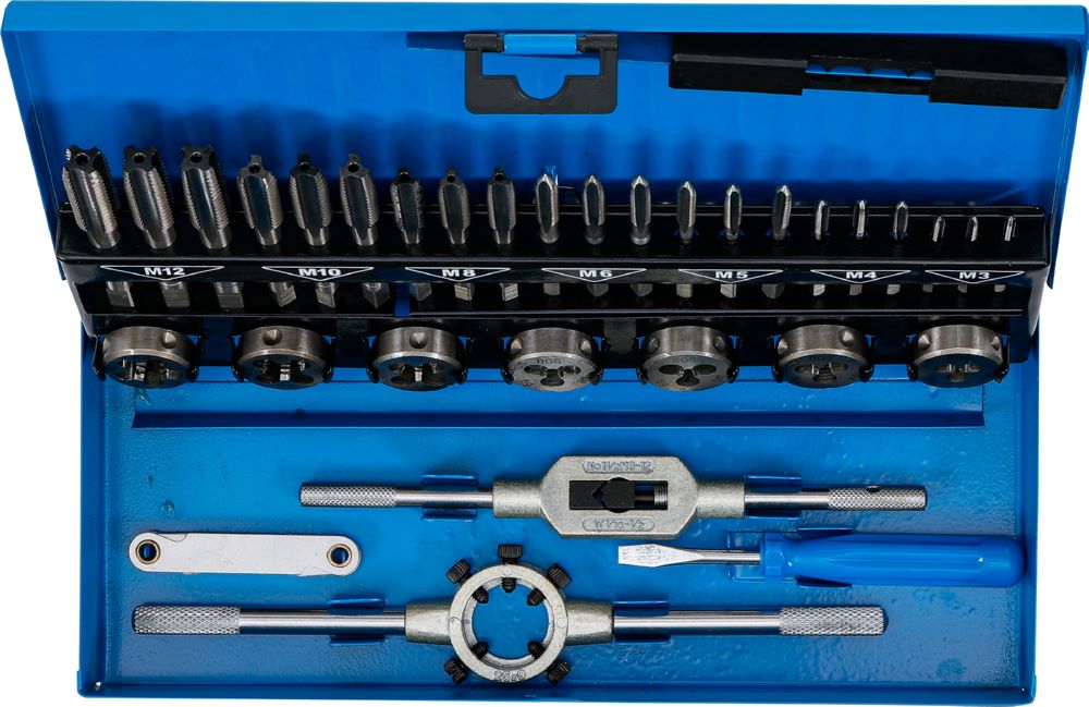 Produktbild BGS Gewindeschneid Satz M3 - M12 32 teilig bild 4