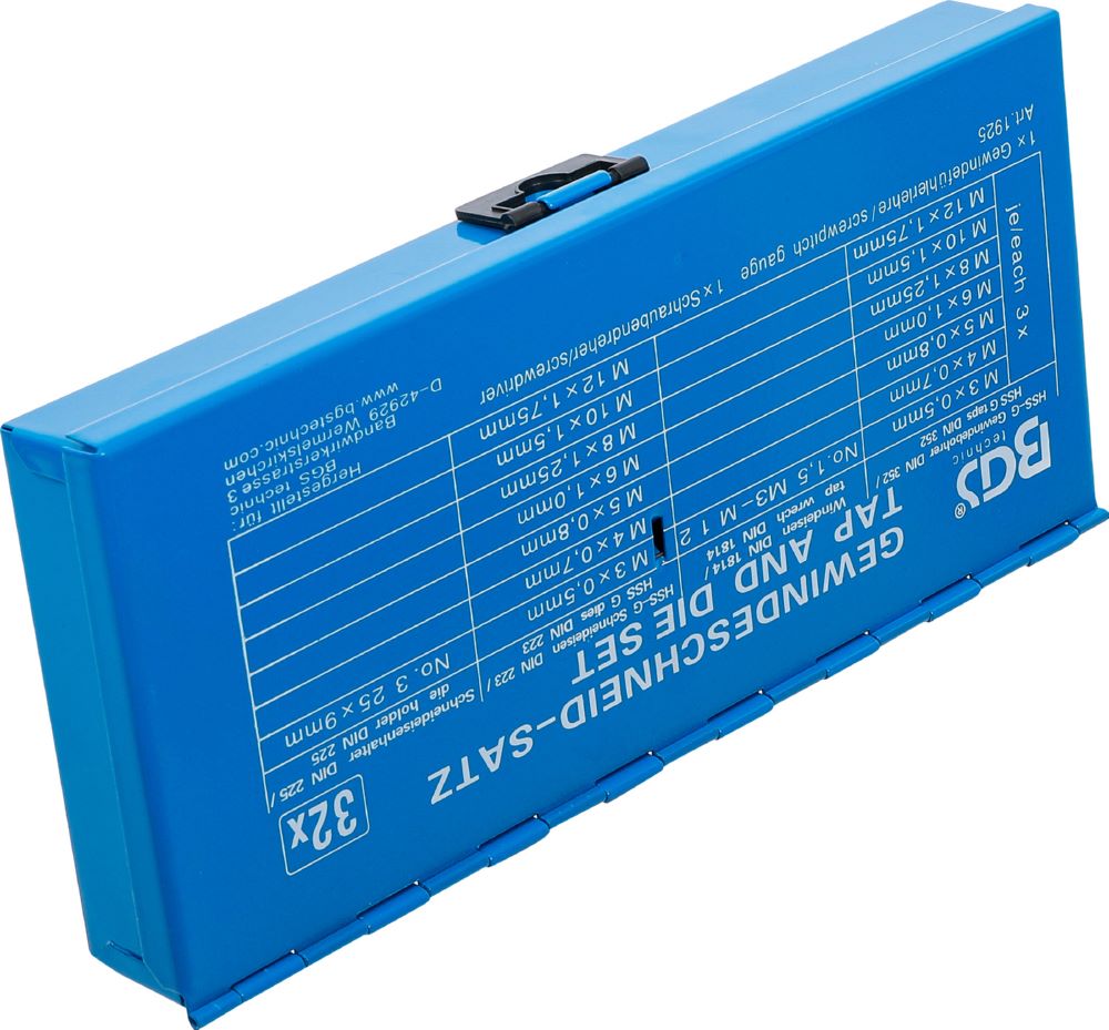 Produktbild BGS Gewindeschneid Satz M3 - M12 32 teilig bild 5