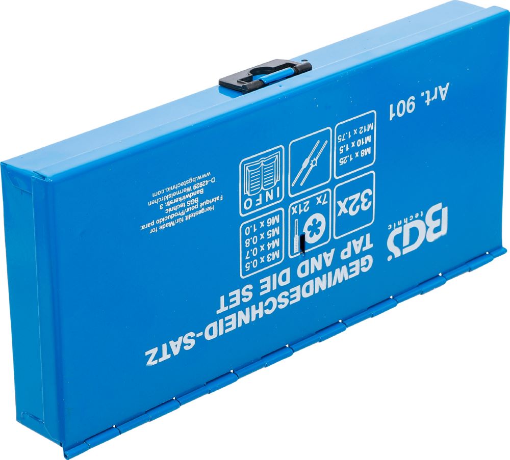Produktbild BGS Gewindeschneid Satz M3 - M12 32 teilig bild 5